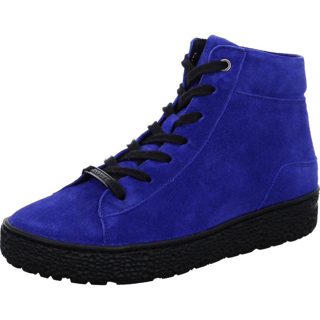 Hartjes Hartjes Schuhe, Sneaker Phil - Velours Damen Sneaker blau 047466 | Sneaker