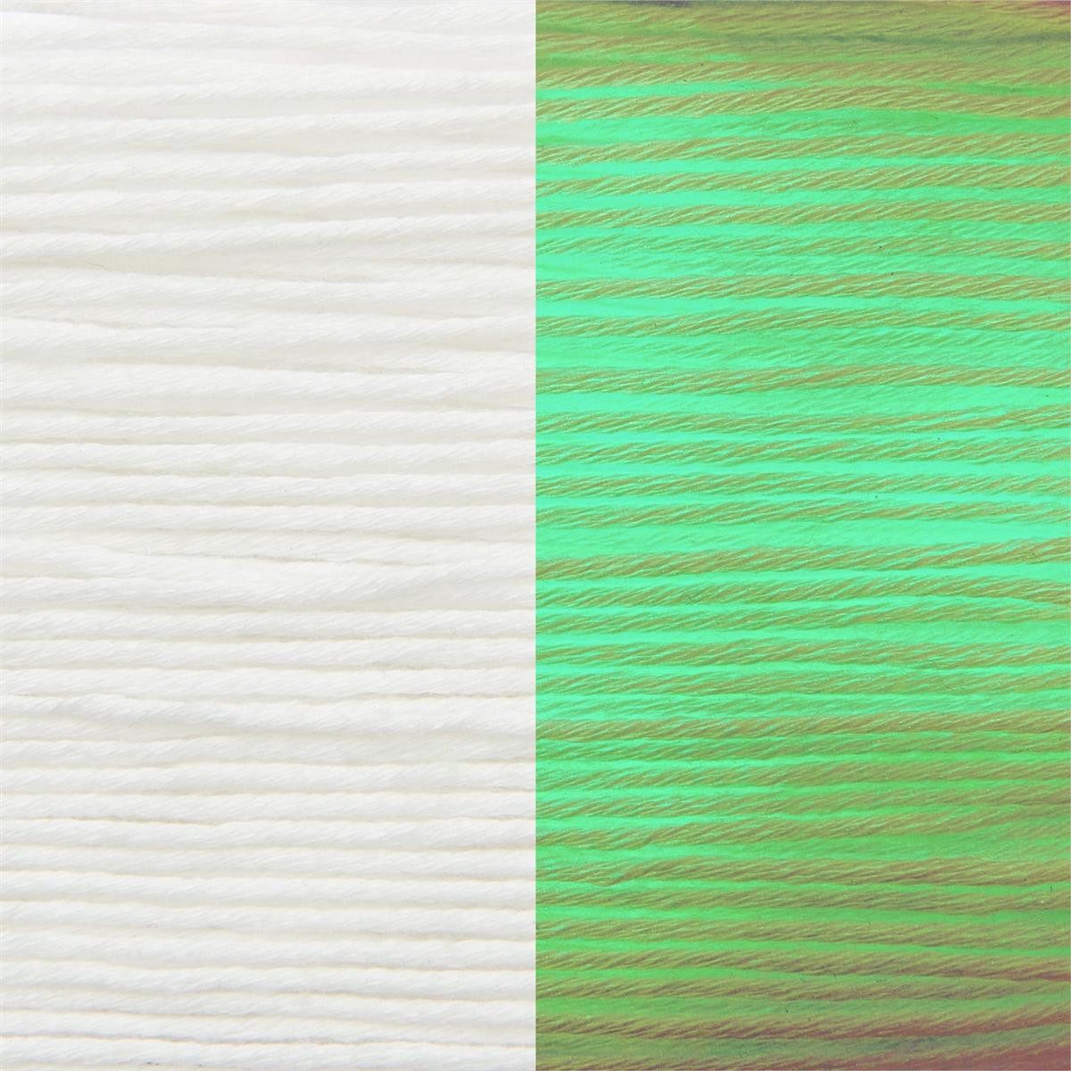 rico Rico - Ricorumi Glow In The Dark weiß Häkelwolle, 60 m