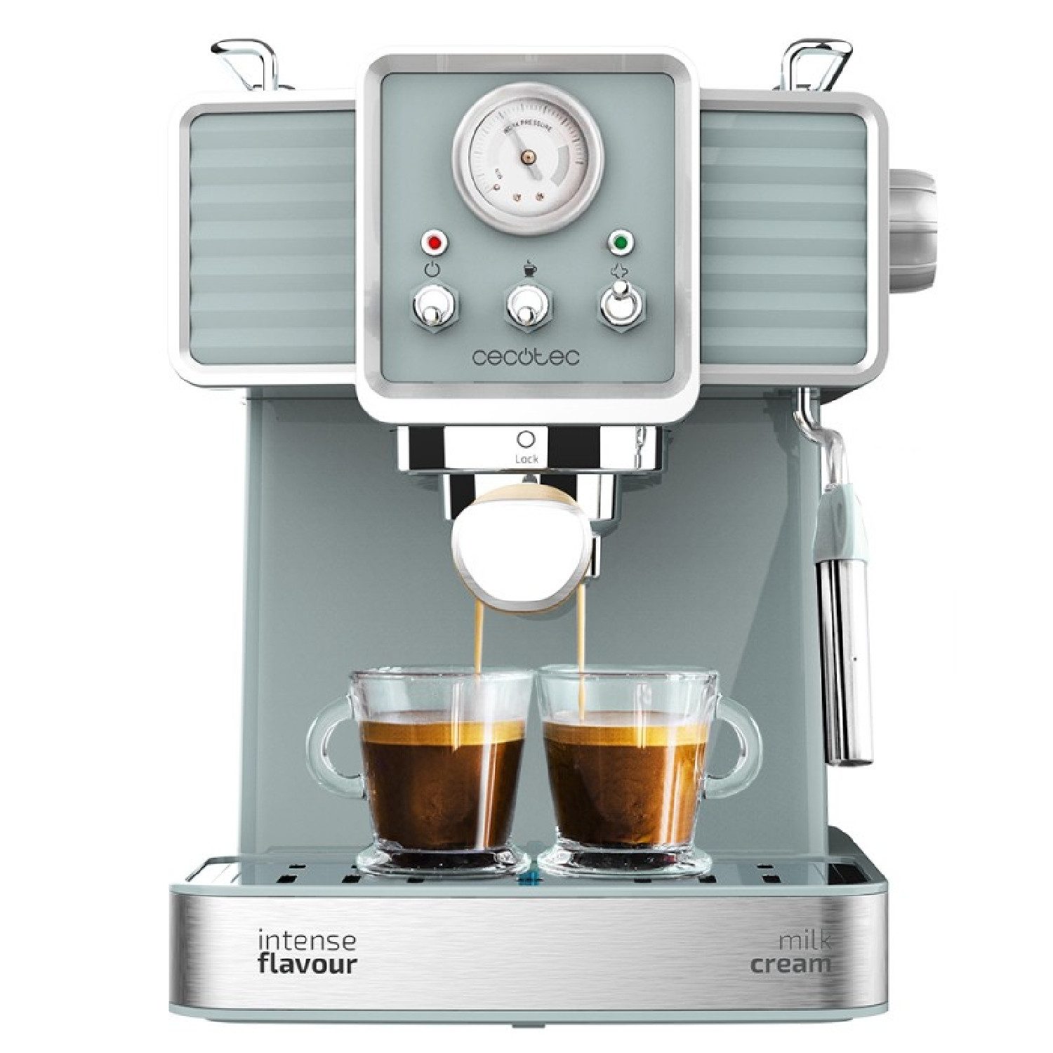 Cecotec Espressomaschine, 1.5l Kaffeekanne, Power Espresso 20 Tradizionale