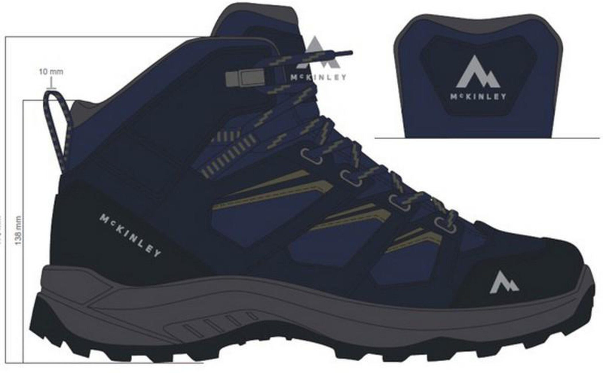McKINLEY Discover III MID AQX Wanderschuh günstig online kaufen