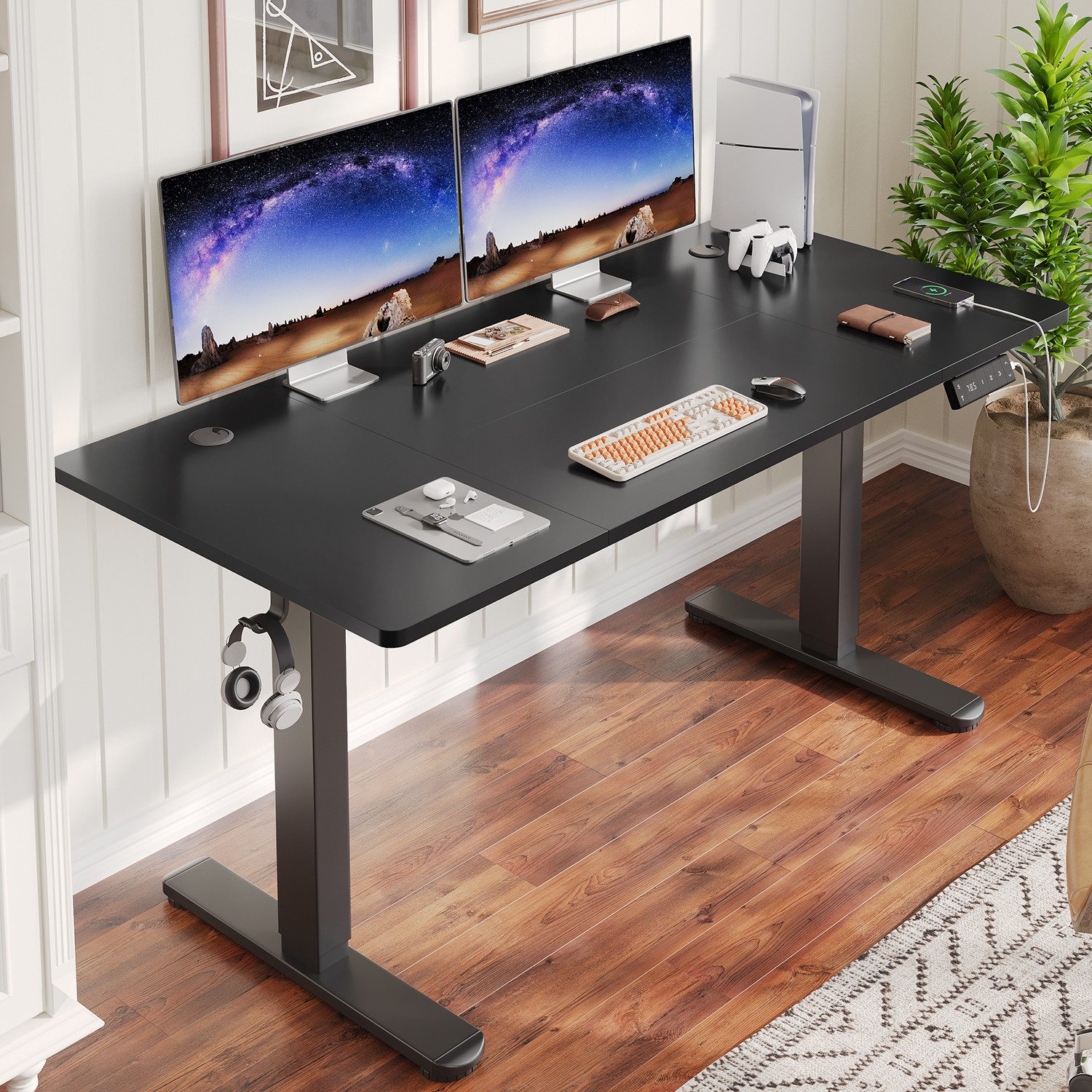 HOMALL Schreibtisch Höhenverstellbarer Schreibtisch mit 3 Höhen-Speicherfun günstig online kaufen