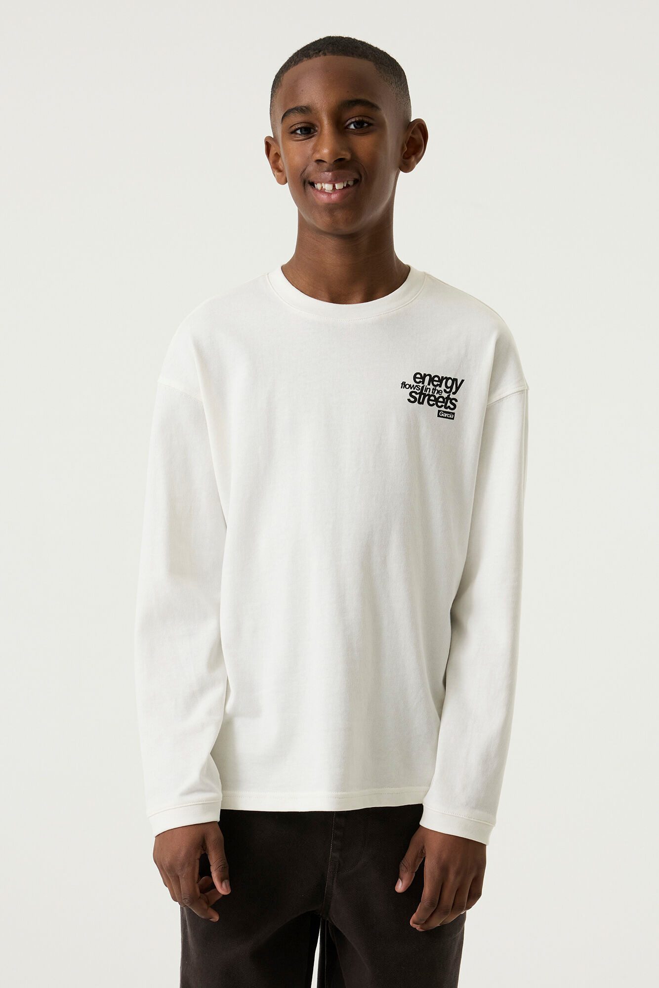 Garcia Langarmshirt mit Print for BOYS
