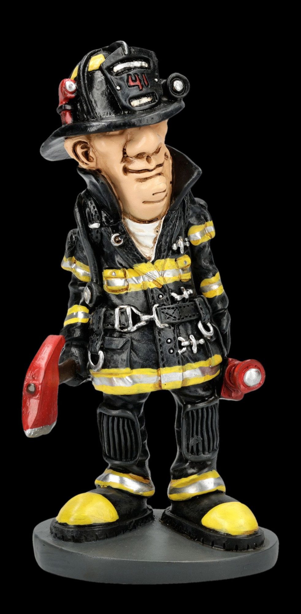Figuren Shop GmbH Dekofigur Feuerwehrmann Figur – Warren Stratford Sammlerfigur Feuerwehr 13 cm