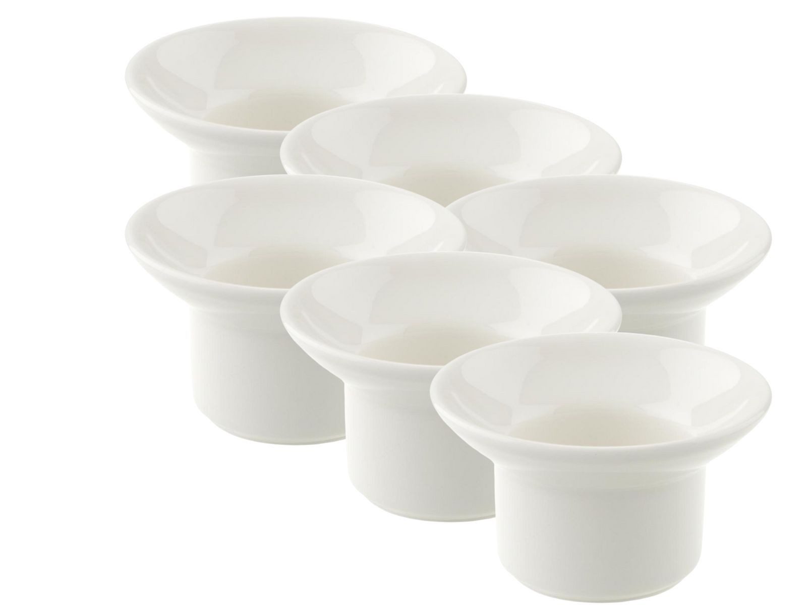 Villeroy & Boch Geschirr-Set Royal Eierbecher 7cm Set6, Premium Bone Porcelain