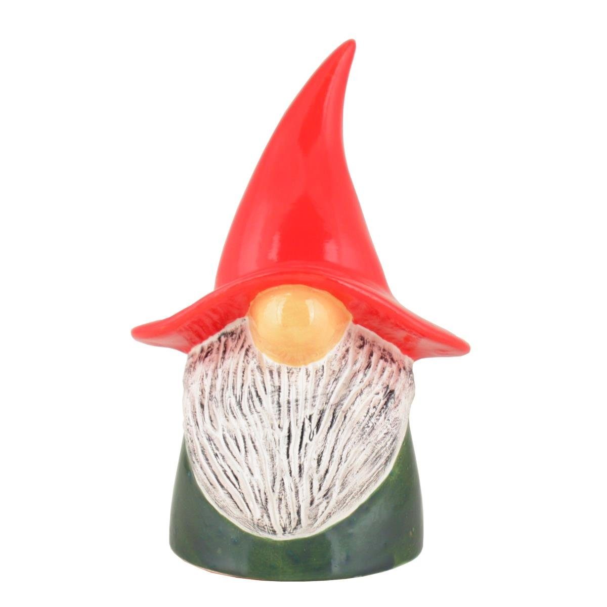 Tangoo Gartenfigur Tangoo Keramik-Wichtel dunkelgrün gesprenkelt, (Stück)