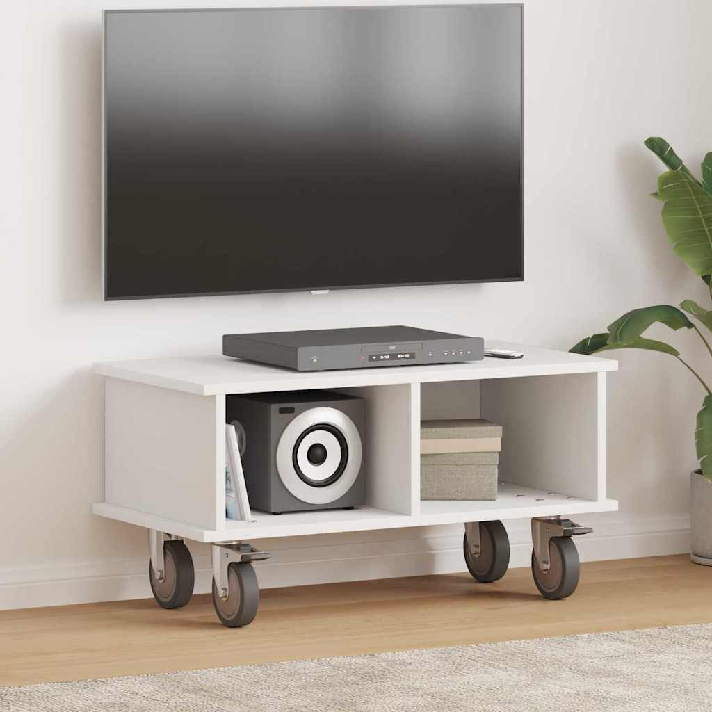 vidaXL TV-Schrank TV-Ständer 68,5 x 35 x 35 cm Weiß Holzwerkstoff (1-St)