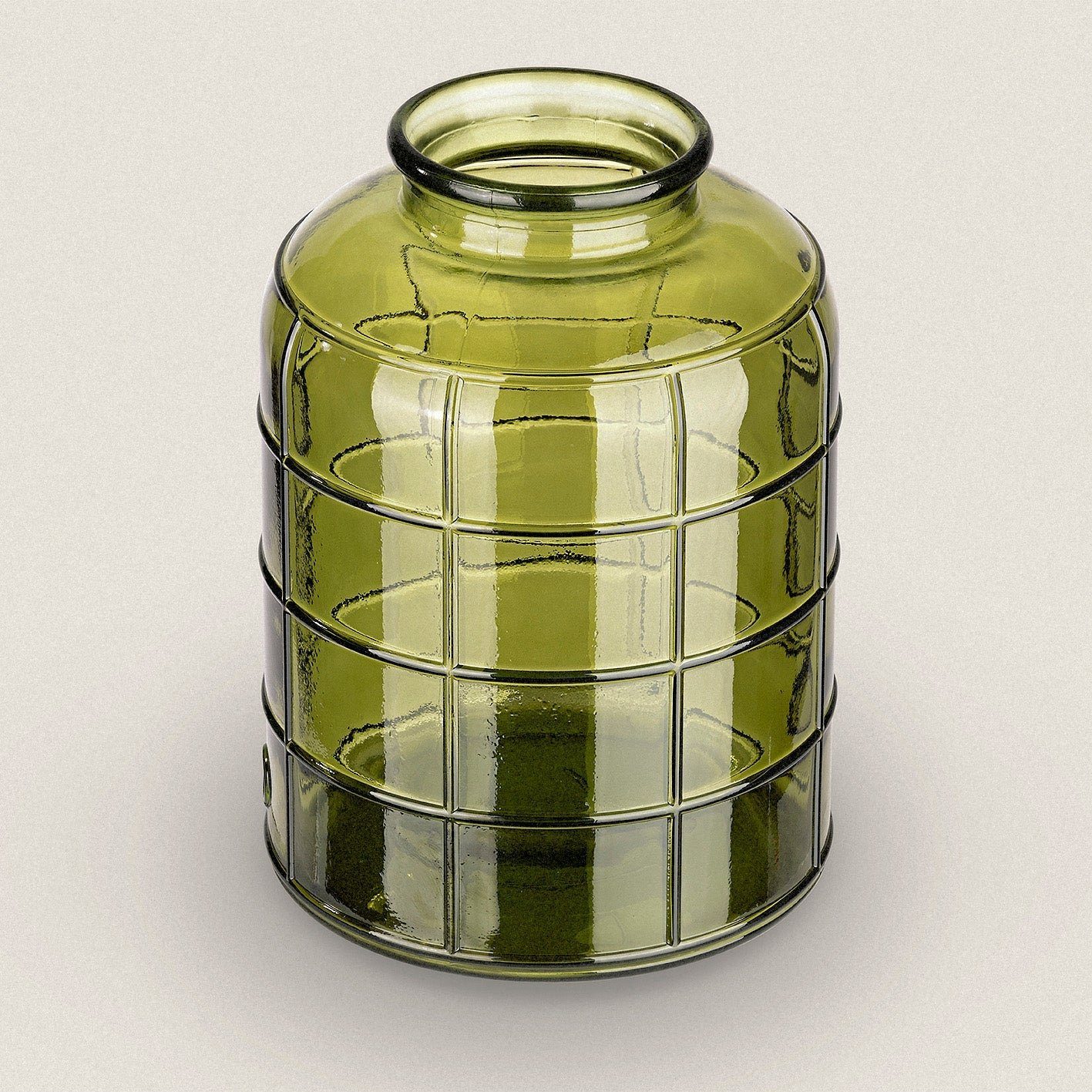 up 100 % the Vase way Tischvase Altglas, grün "Mateo",
