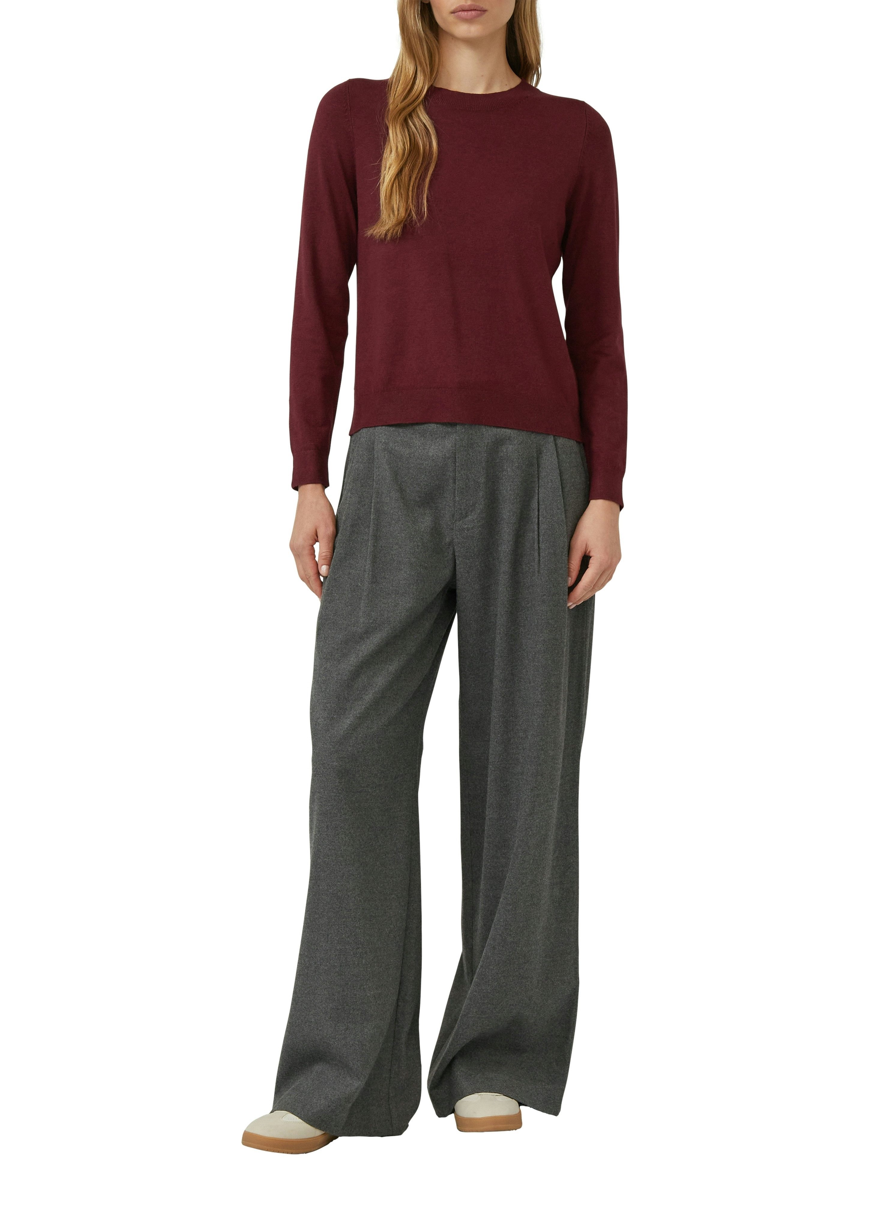 s.Oliver Strickpullover mit Stehkragen