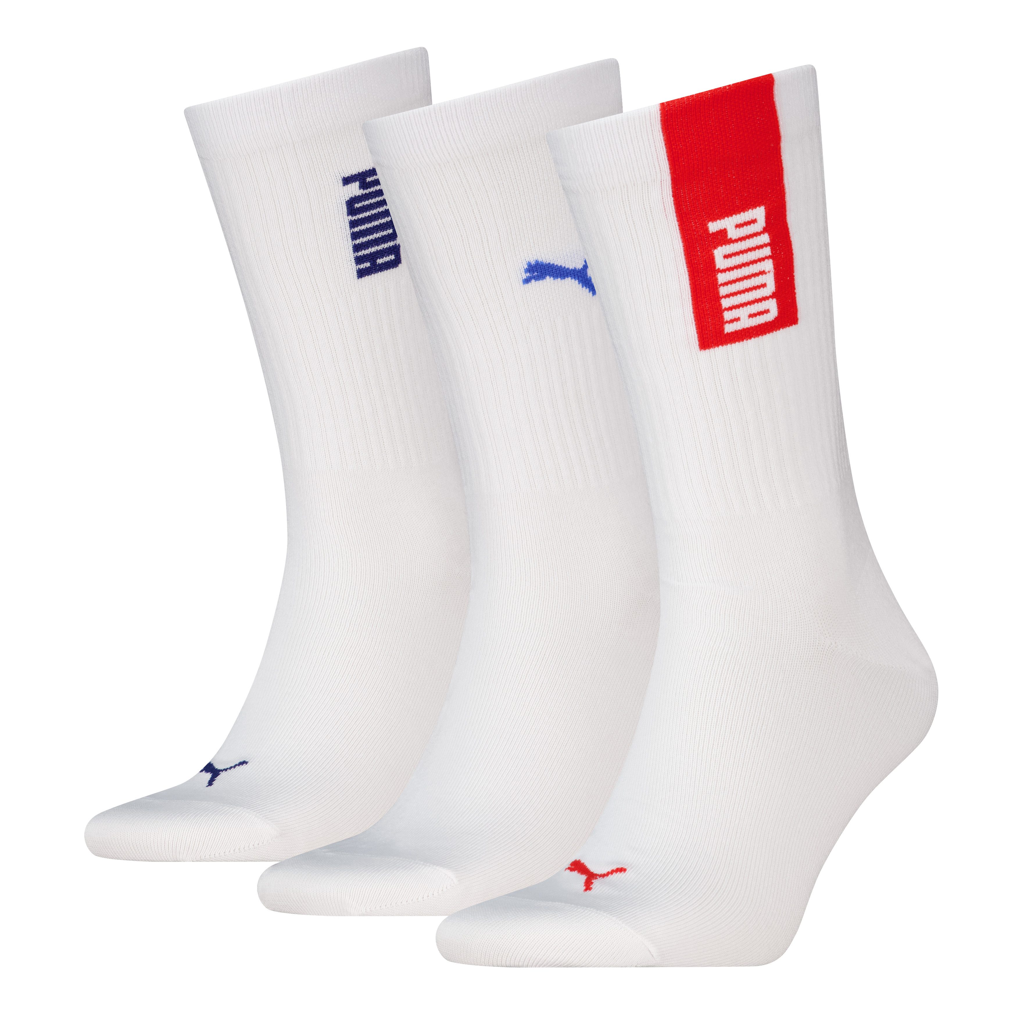 PUMA Socken PUMA UNISEX LOGO CREW SOCK (3-Paar) günstig online kaufen