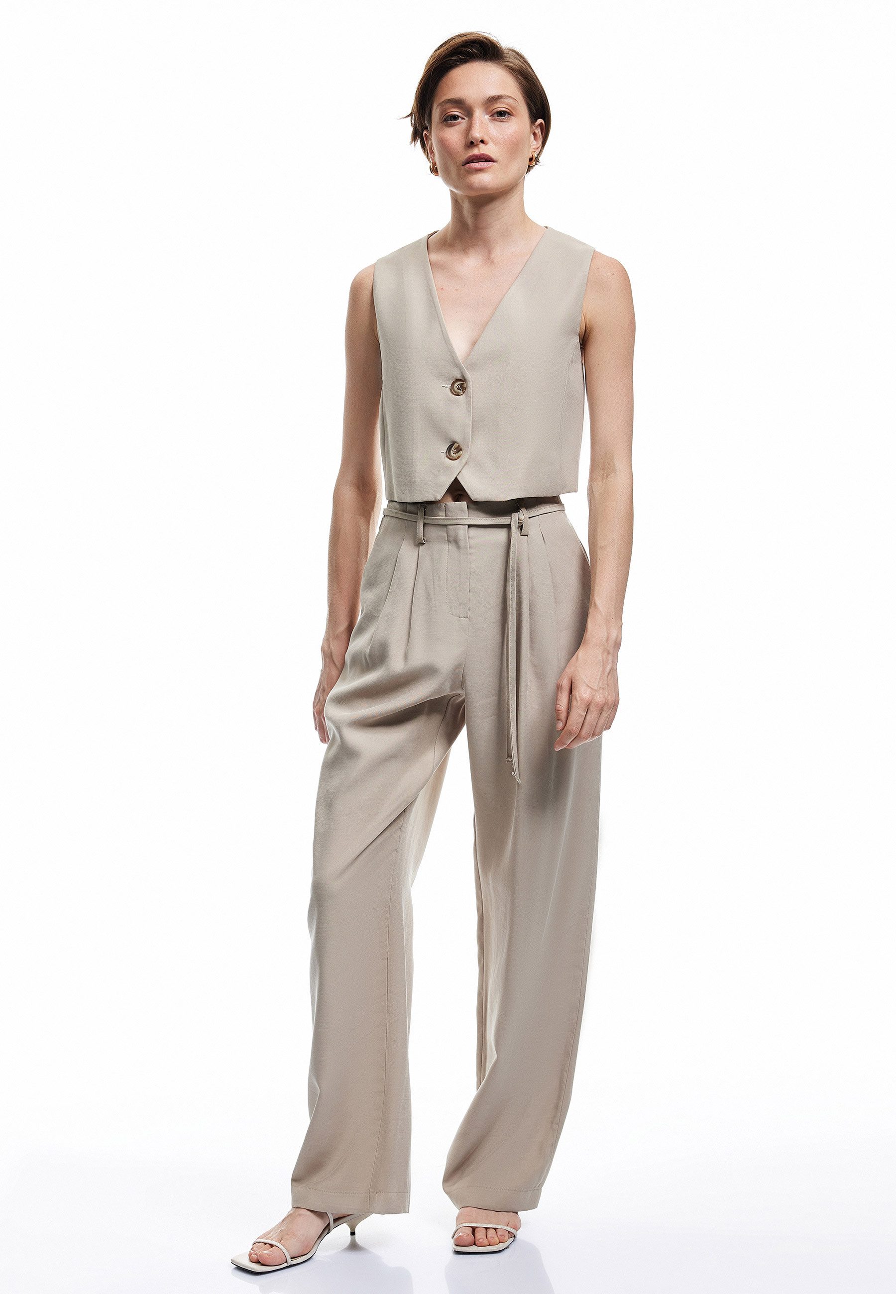 Hose & Shorts Normale Leibhöhe Wide Leg Palazzohose