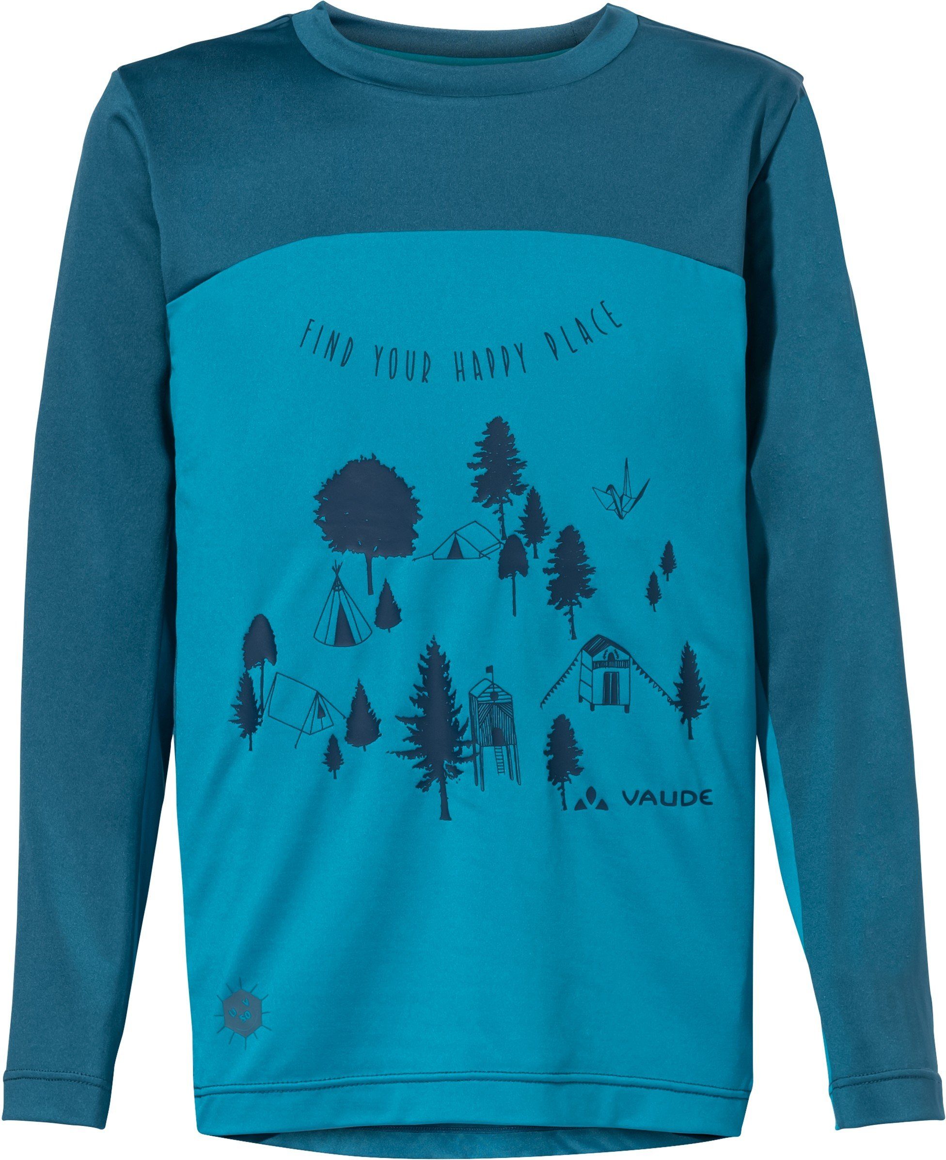 VAUDE Langarmshirt Kids Solaro LS T-Shirt II arctic blue