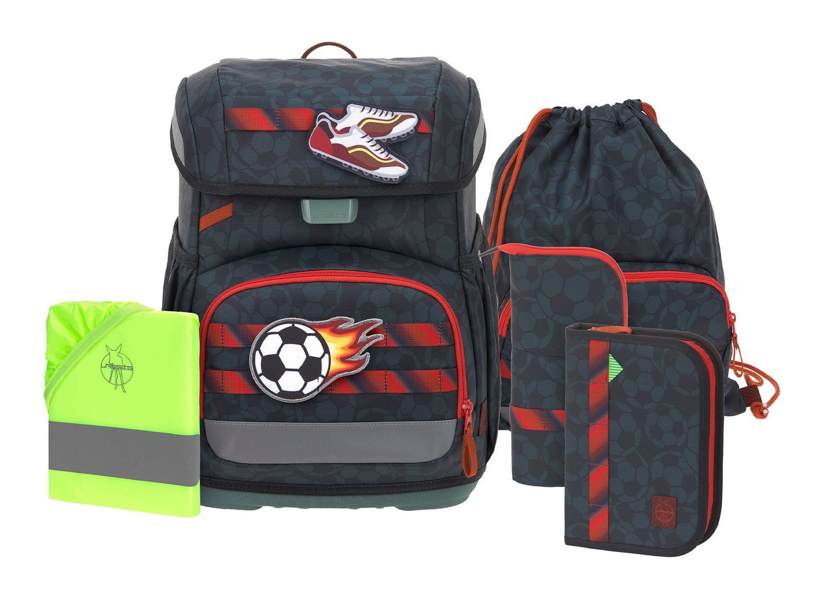LÄSSIG Schulranzen School Set 7-teilig (Set, 6-tlg)
