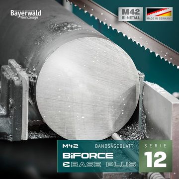 QUALITÄT AUS DEUTSCHLAND Bayerwald Werkzeuge Bandsägeblatt Bayerwald M42 Bandsägeblatt BiFORCE BASE PLUS, Klauenzahn (Zahnform) 0.9 mm (Dicke)