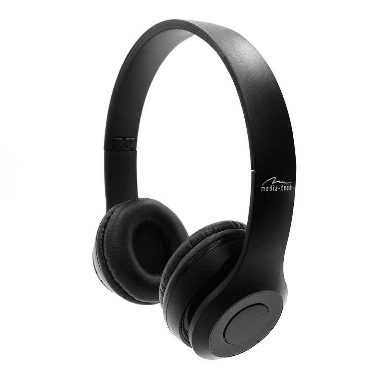 MEDIA-TECH MT3591 Bluetooth-Kopfhörer (Bluetooth, mit integriertem Mikrofon, FM-Radio und microSD-Kartenleser)