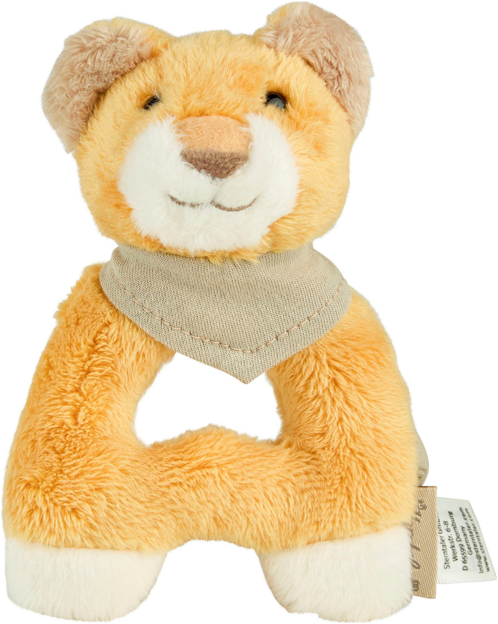 Sterntaler® Greifling Löwe Leo Knoten, mit Rassel