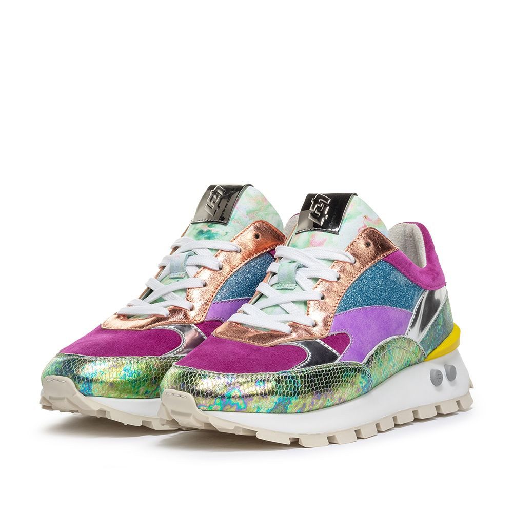 Floris van Bommel Blokki Damen Sneaker, Herausnehmbares