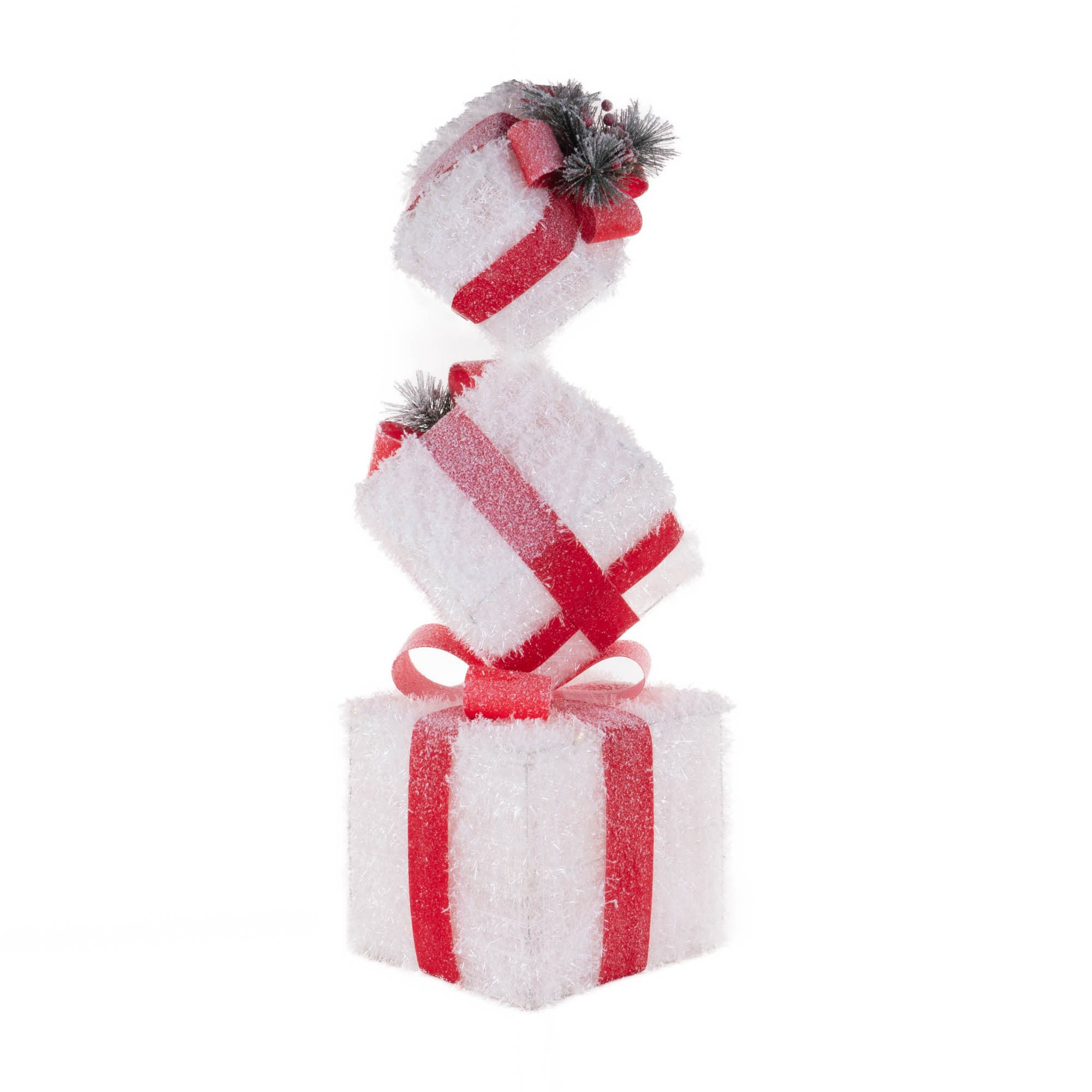 Weihnachtsfigur Lichtdekoration Geschenke