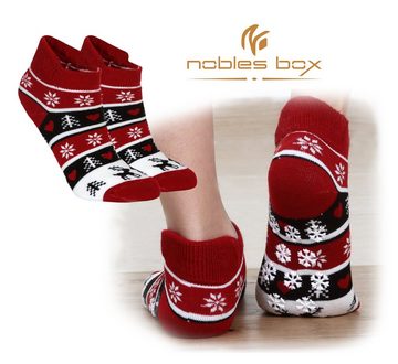 NoblesBox Haussocken Rutschfest Thermosocken (Beutel, 3-Paar, 37-40 EU Größe) Damen Warme Socken, Wintersocken