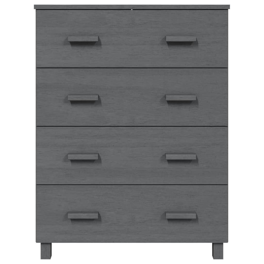 vidaXL Sideboard Sideboard HAMAR Dunkelgrau 79x40x103,5 günstig online kaufen