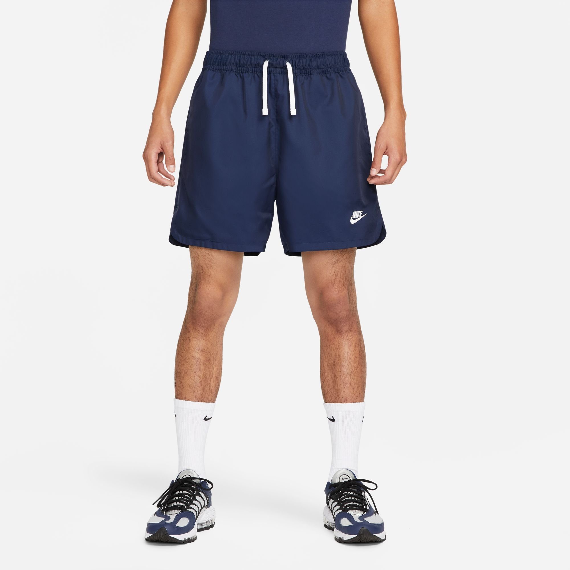 Nike Sportswear Shorts Sport Essentials Men's Woven Lined Flow Shorts MIDNIGHT NAVY/WHITE