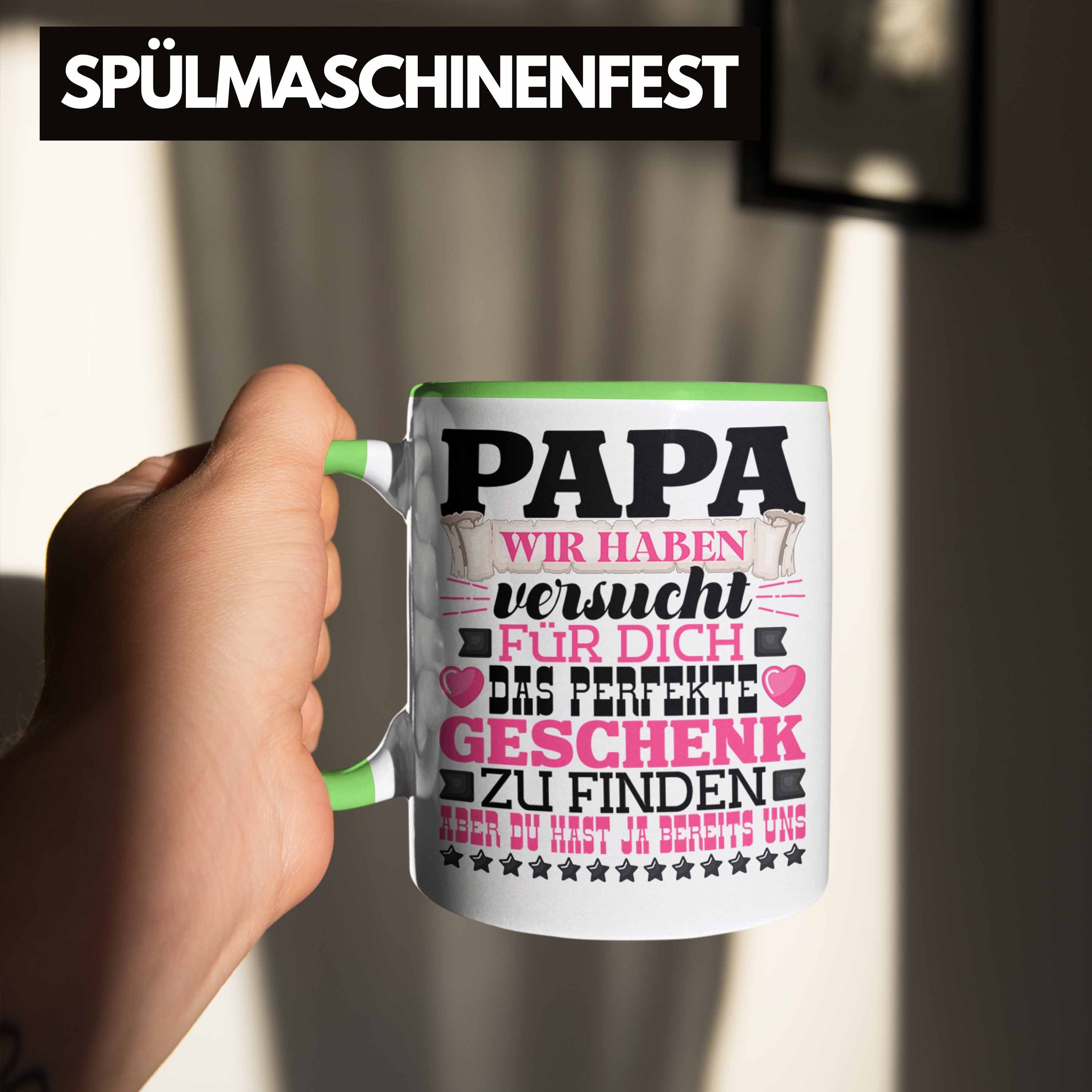 Besten Trendation Geschenk von Vater Geschenk Grün Tochte Geschenkidee Papa für Tasse Tasse