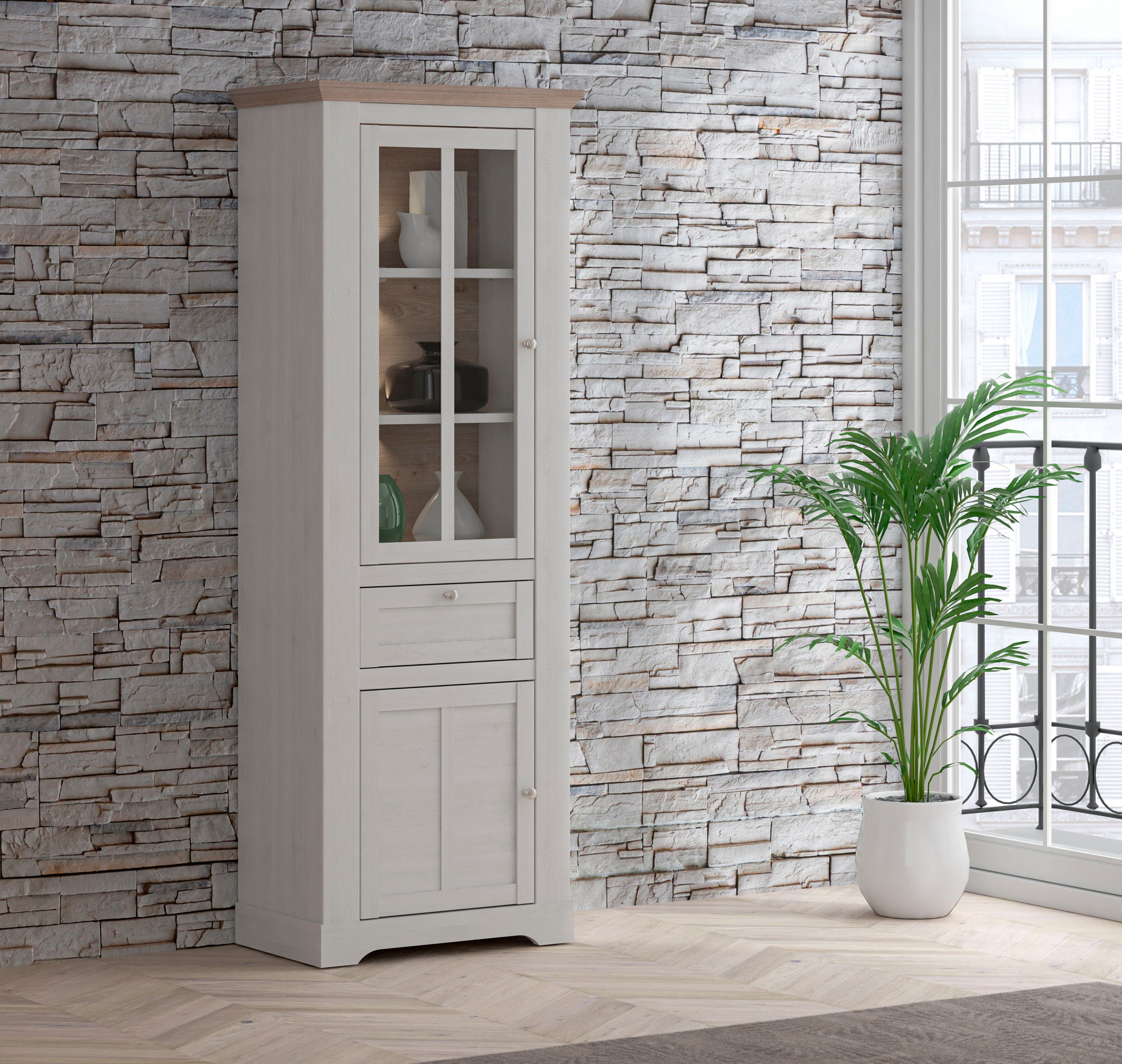 FORTE Vitrine "Iloppa", Höhe ca. 209 cm günstig online kaufen