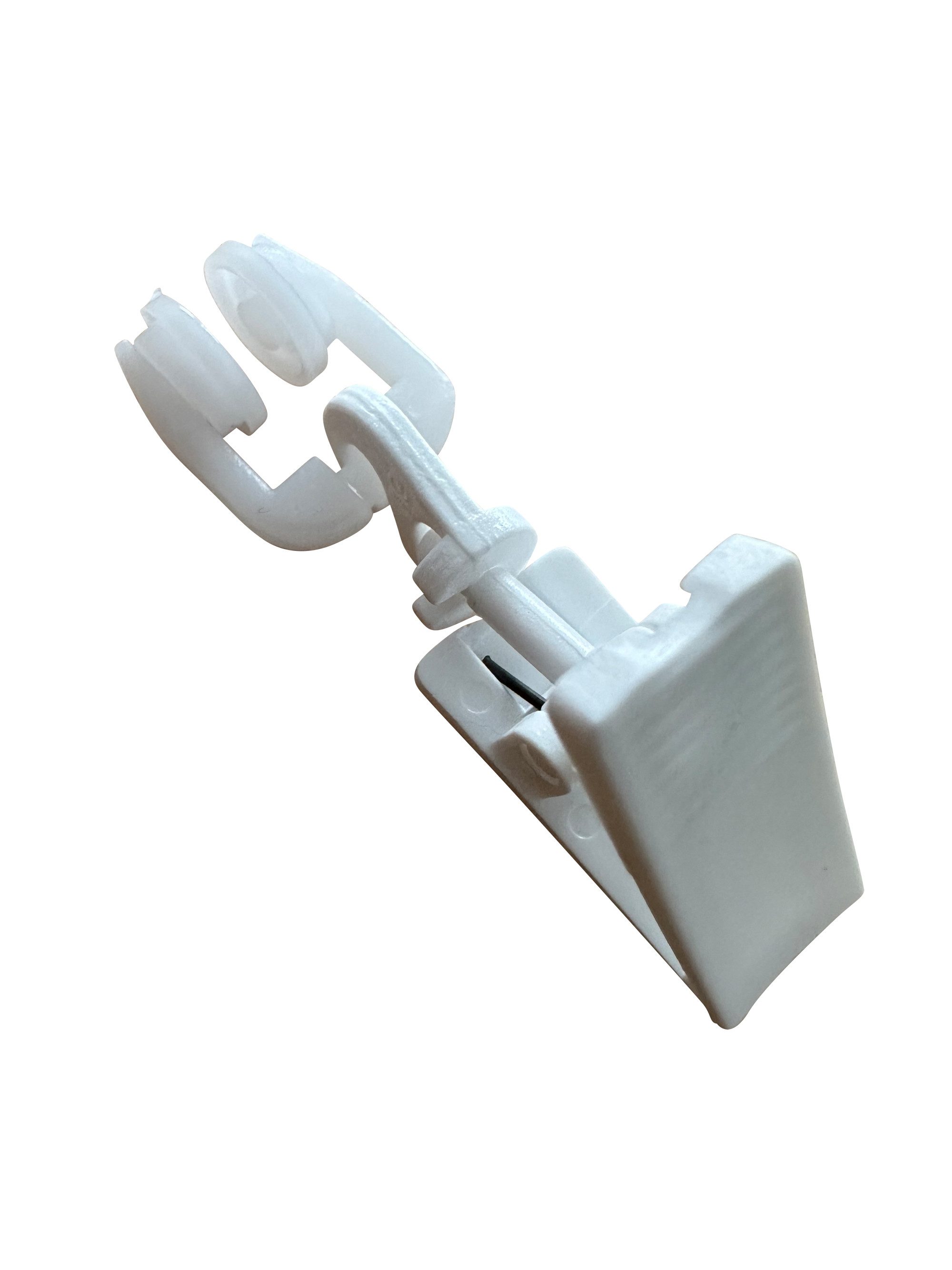 rewagi T-Gleiter T-Laufrolle SLU für T Schiene mit Klammer, drehbar, T Gleiter, Gardinen, Gardinenschienen, Innenlaufsysteme, Vorhänge, (100-St), Verkaufseinheit: 20 / 100 Stück