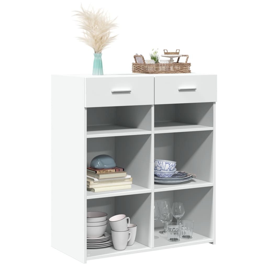 vidaXL Sideboard Sideboard Weiß 80x42,5x93 cm günstig online kaufen