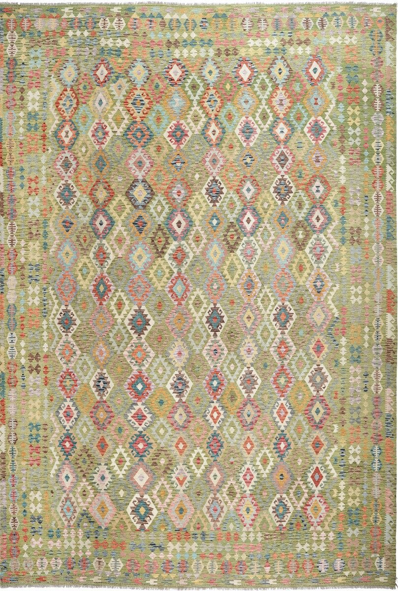 Carpet Avenue Teppich Kelim Afghan Royal 584x408, Rechteck, Höhe: 4 mm