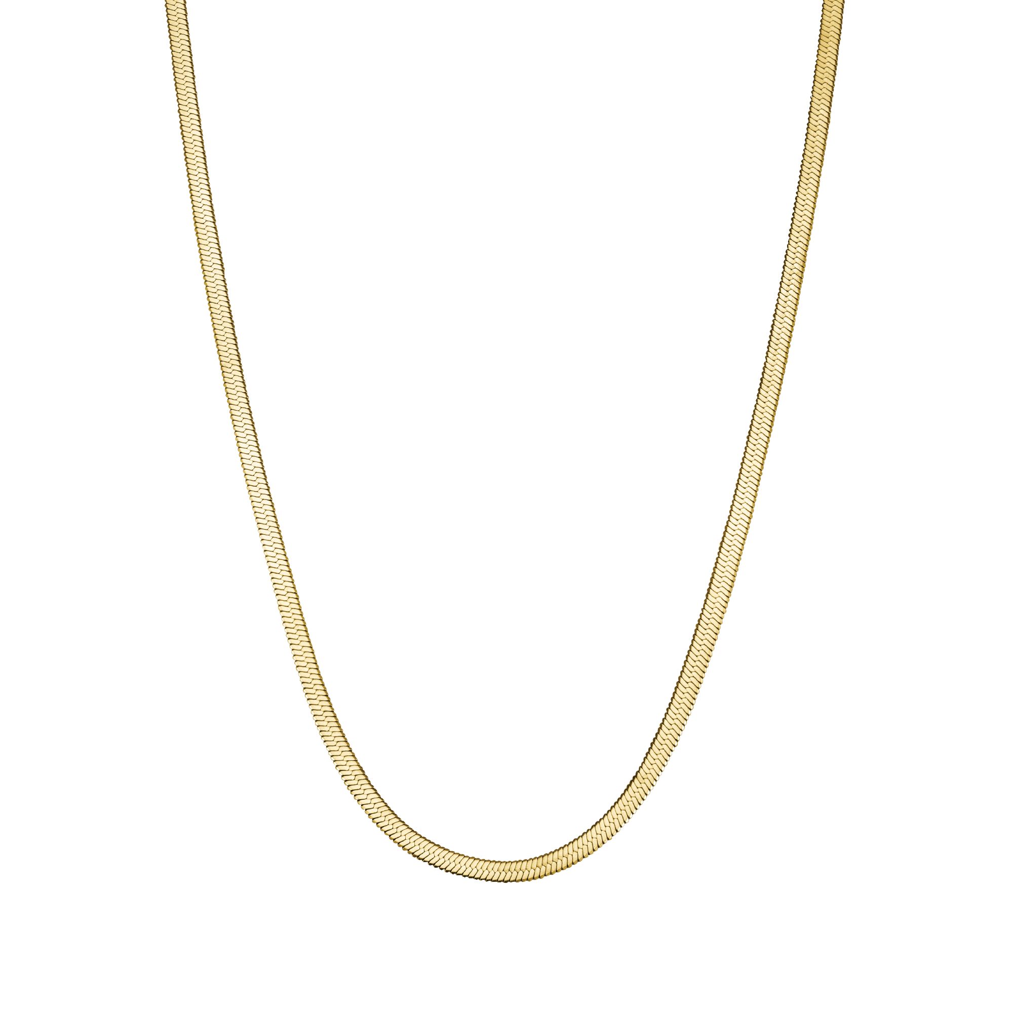 ROSEFIELD Edelstahlkette ROSEFIELD Snake Halskette für Damen Goldfarben