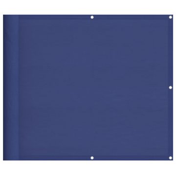 vidaXL Seitenmarkise Balkon-Sichtschutz Blau 90x800 cm 100 Polyester-Oxford