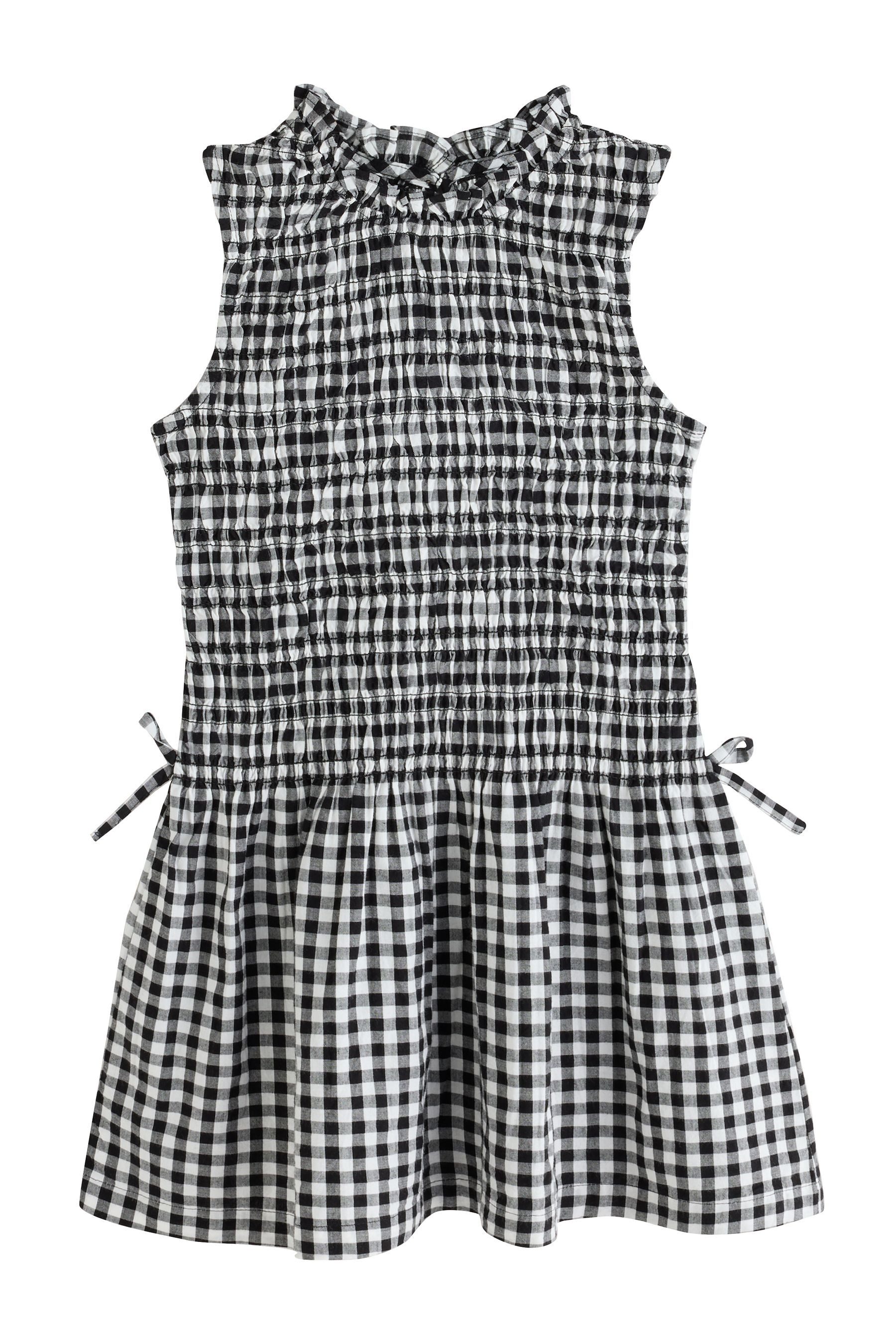 Next Blusenkleid Gesmoktes Kleid (1-tlg)