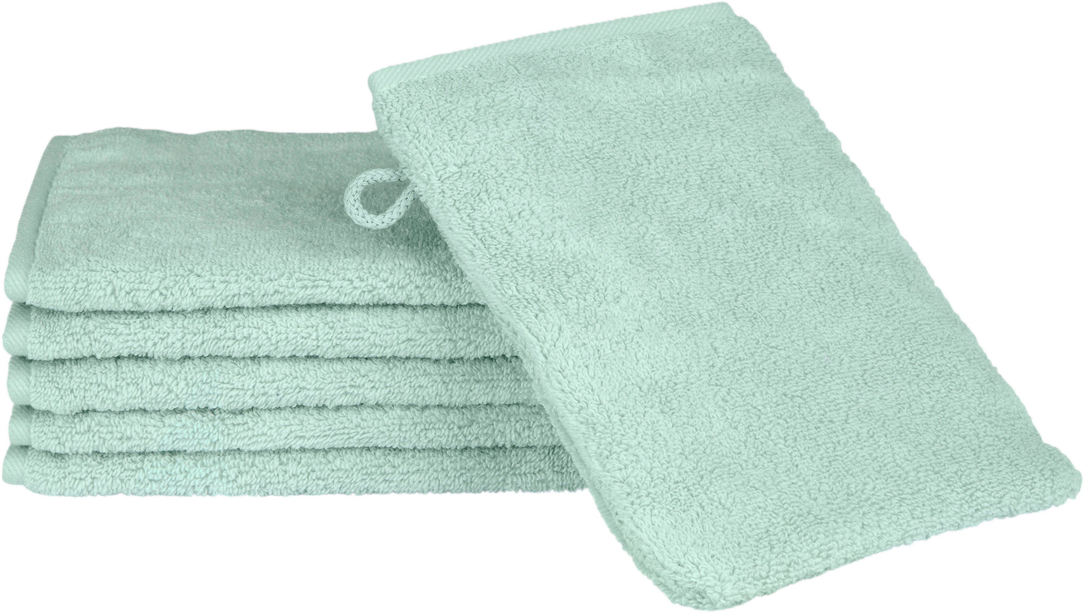 ROSS Waschhandschuh Sensual Skin, (6-St), mit Aloe-Vera-Öl veredelt