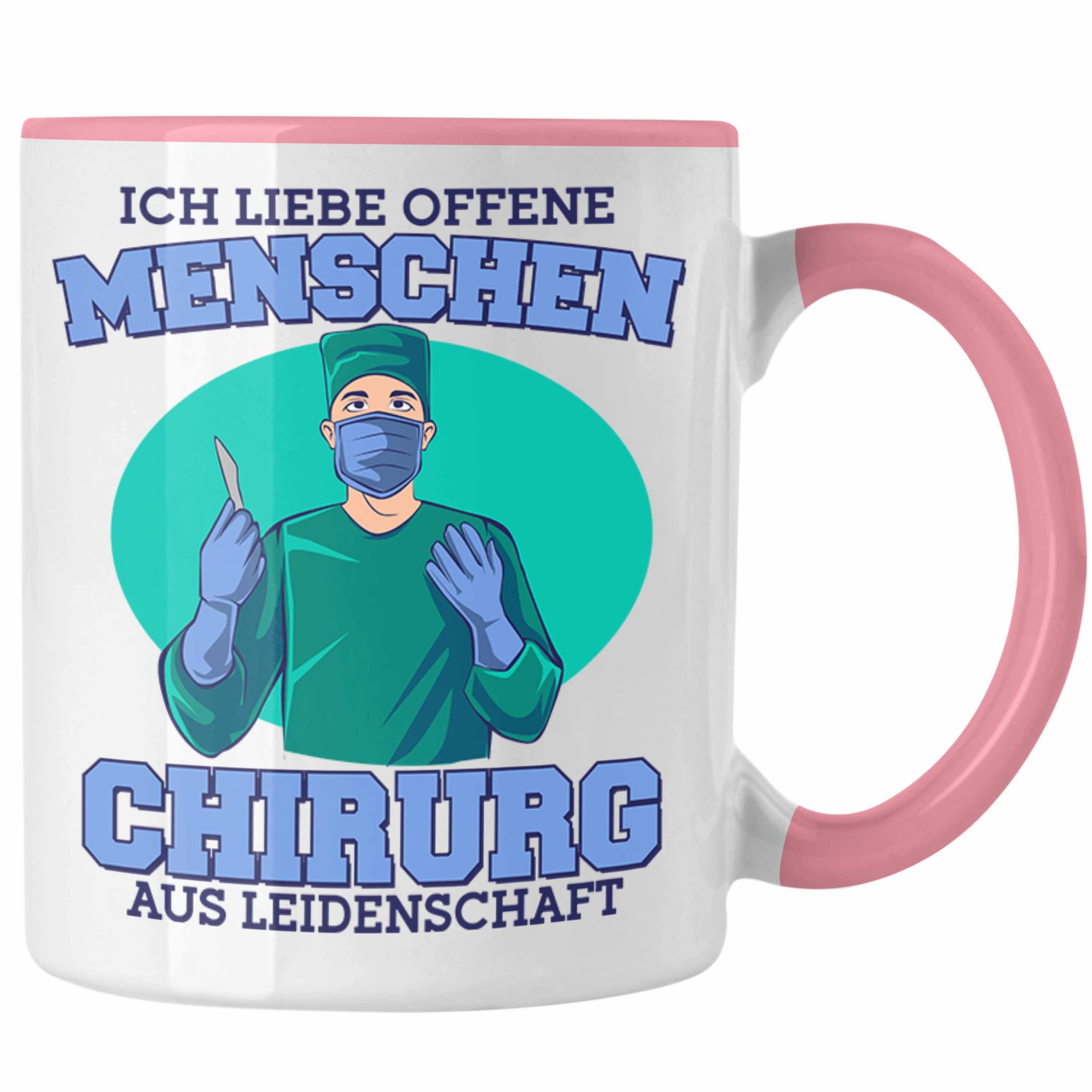 "Ich Chirurg Chirurg-Tasse Trendation Rosa für Menschen" Lustige liebe Tasse Geschenk offene