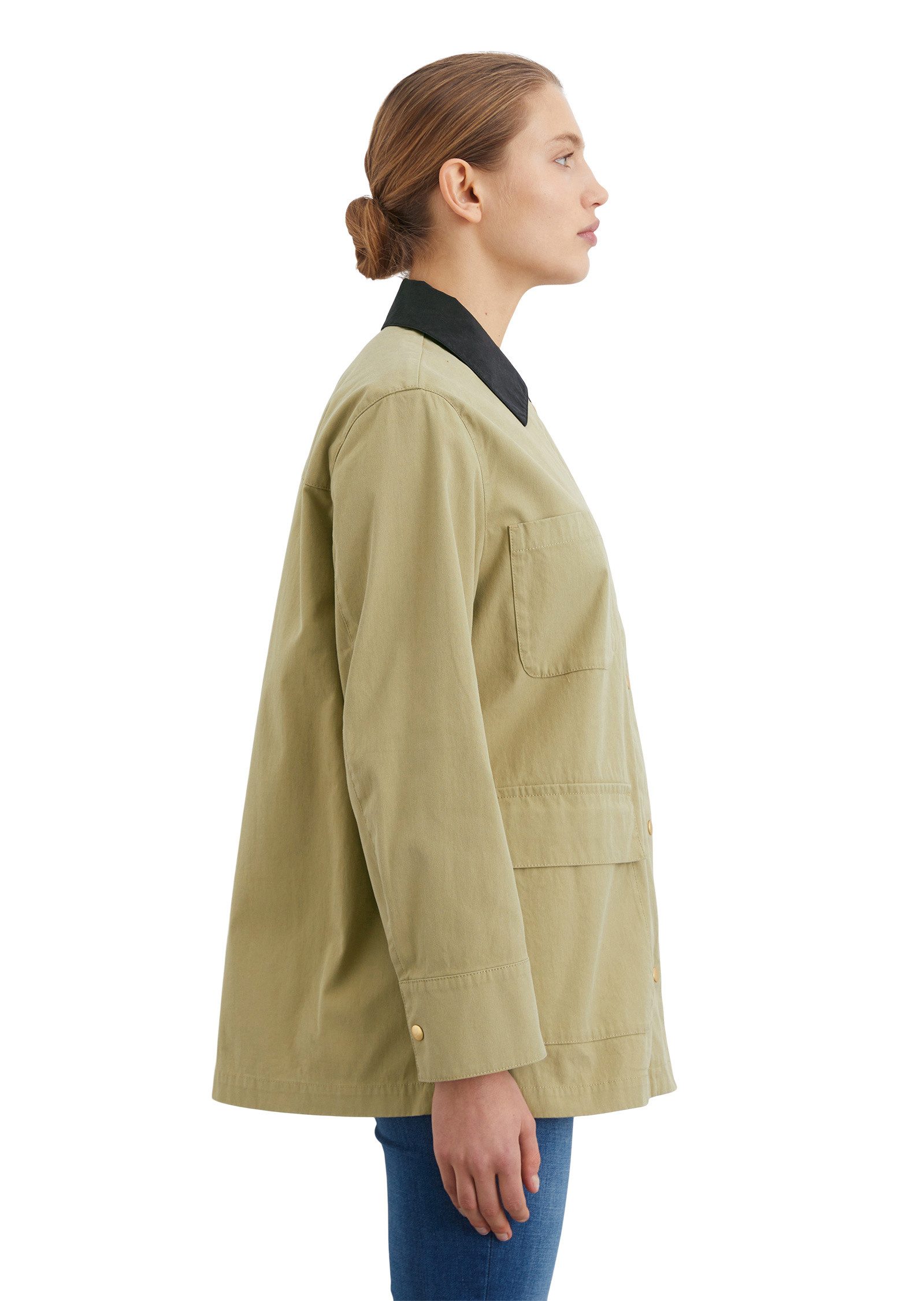 Marc O'Polo Outdoorjacke aus Organic-Cotton-Nylon-Mix günstig online kaufen