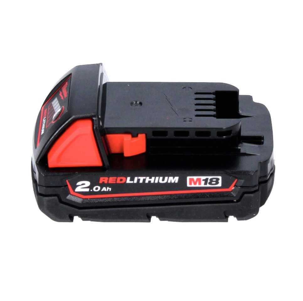 Milwaukee M18 B2 Akku 18 V / 2,0 Ah / 2000 mAh RED Li-Ion (4932430062) Akkupacks