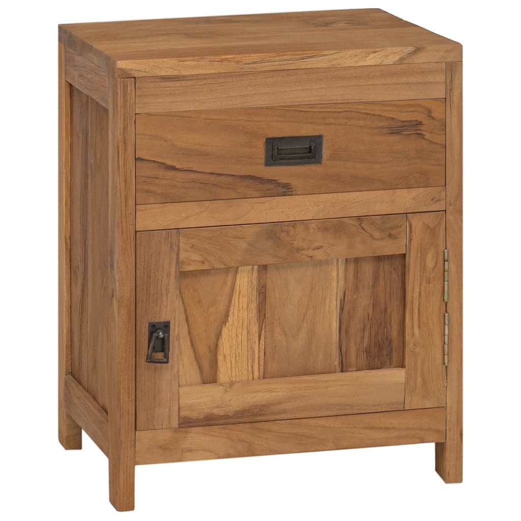 vidaXL Nachttisch Nachttisch Massivholz 40x30x50 cm