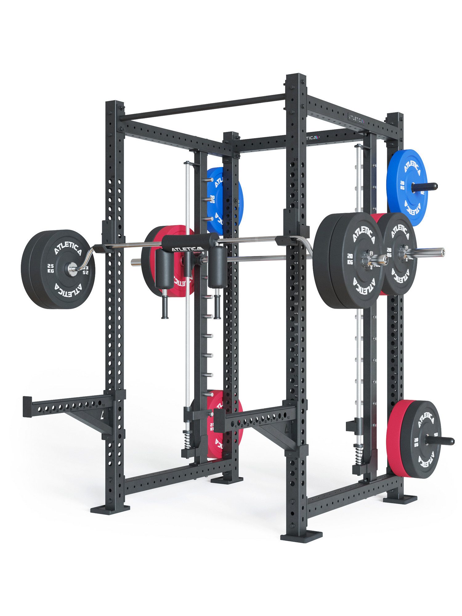 ATLETICA Power Rack R8 Spectre Long, Smith Machine inklusive