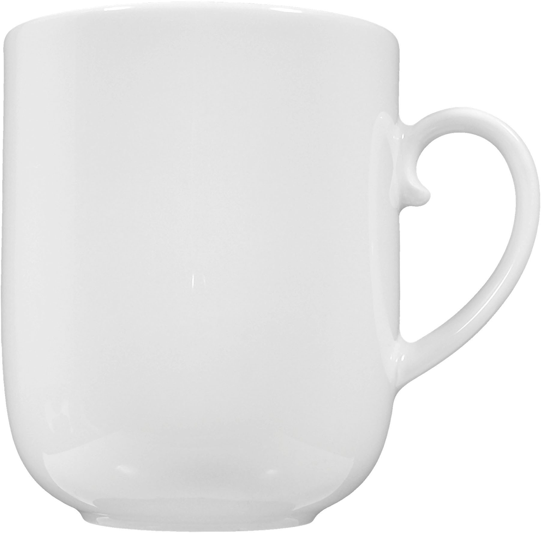 Seltmann Weiden Kombiservice Geschirr-Set, 42 Teile, Rondo/Liane Weiß (42-tlg), 6 Personen, Porzellan, Geschirr, Service, Made in Germany, 42 Teile, für 6 Personen