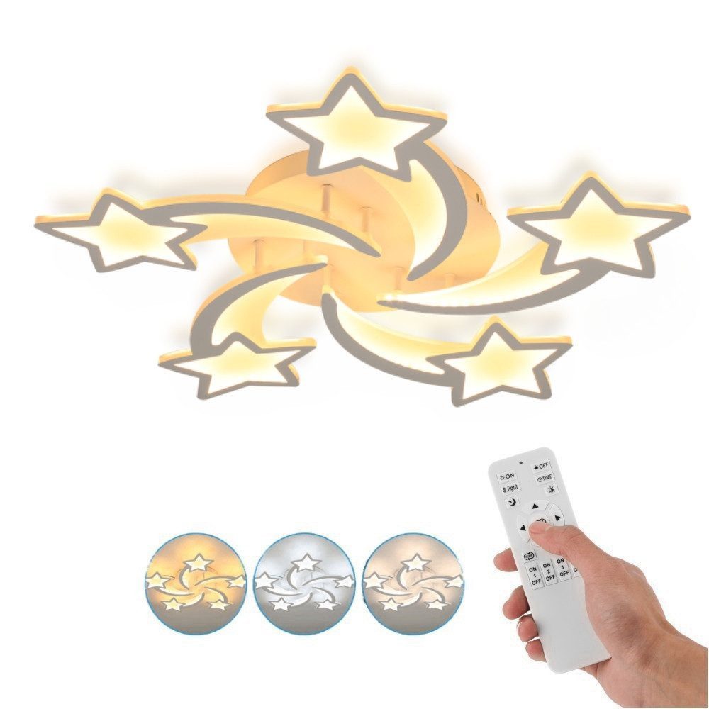 LETGOSPT LED Deckenleuchte 30W/ 54W Deckenleuchte günstig online kaufen