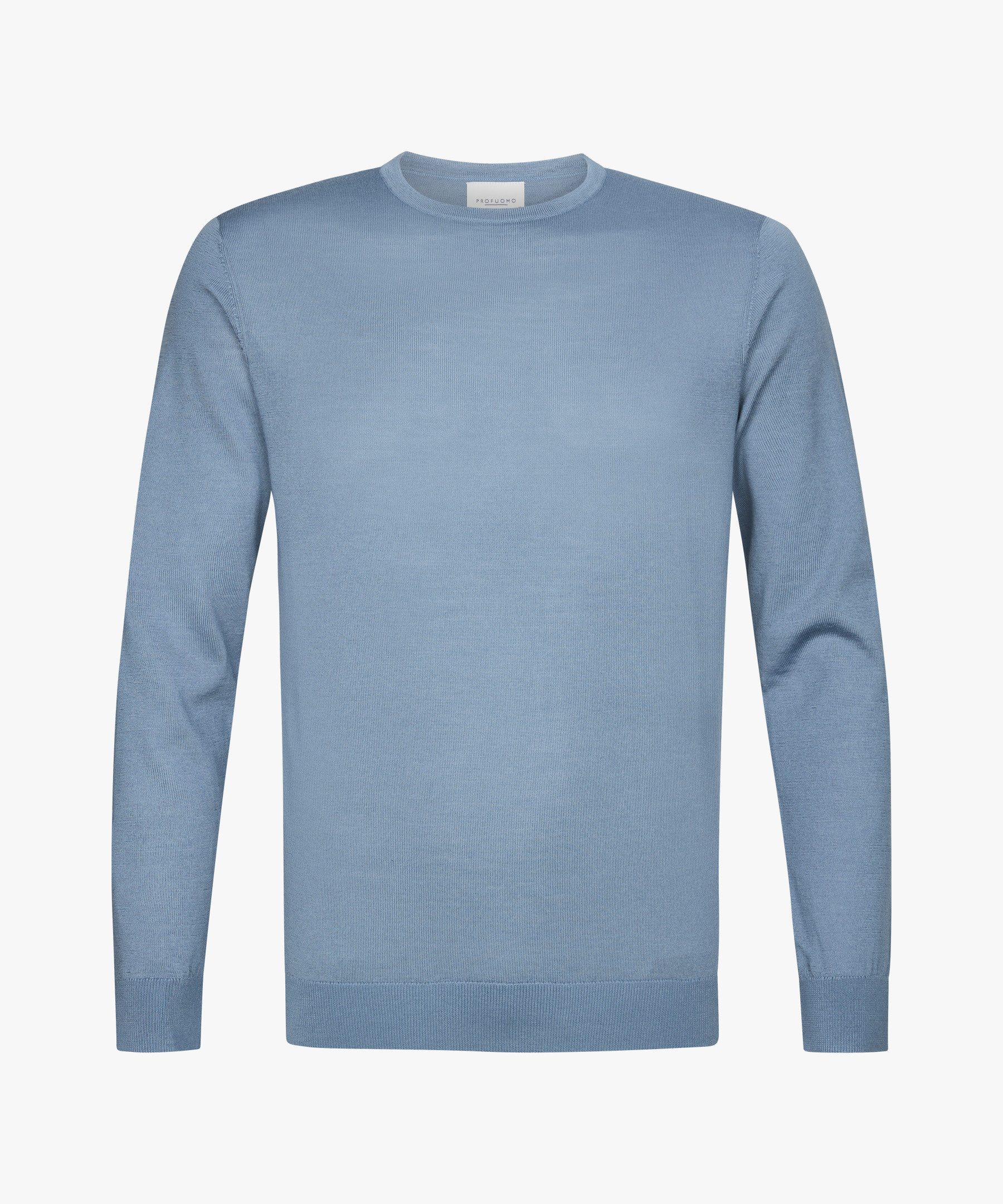 Profuomo Strickpullover PULLOVER CREW NECK BLUE