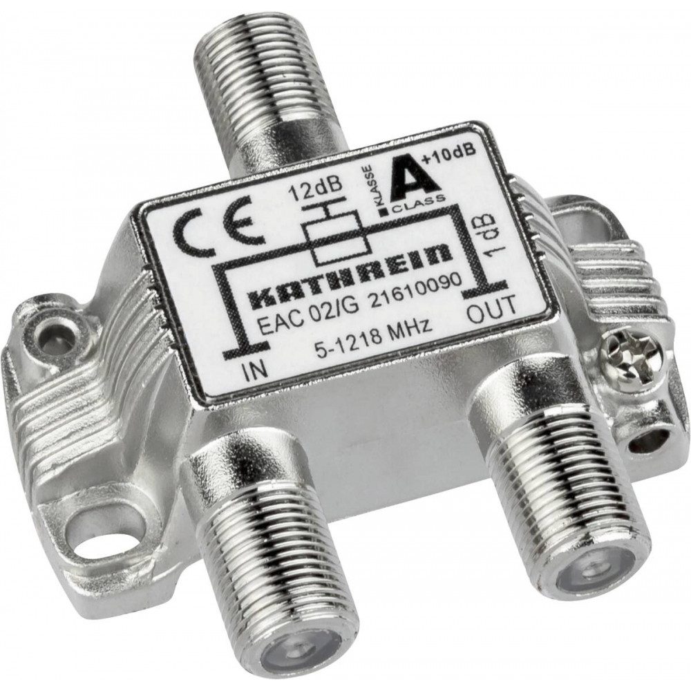 SAT-Verteiler EAC 02/G F-Abzweiger 12 dB.