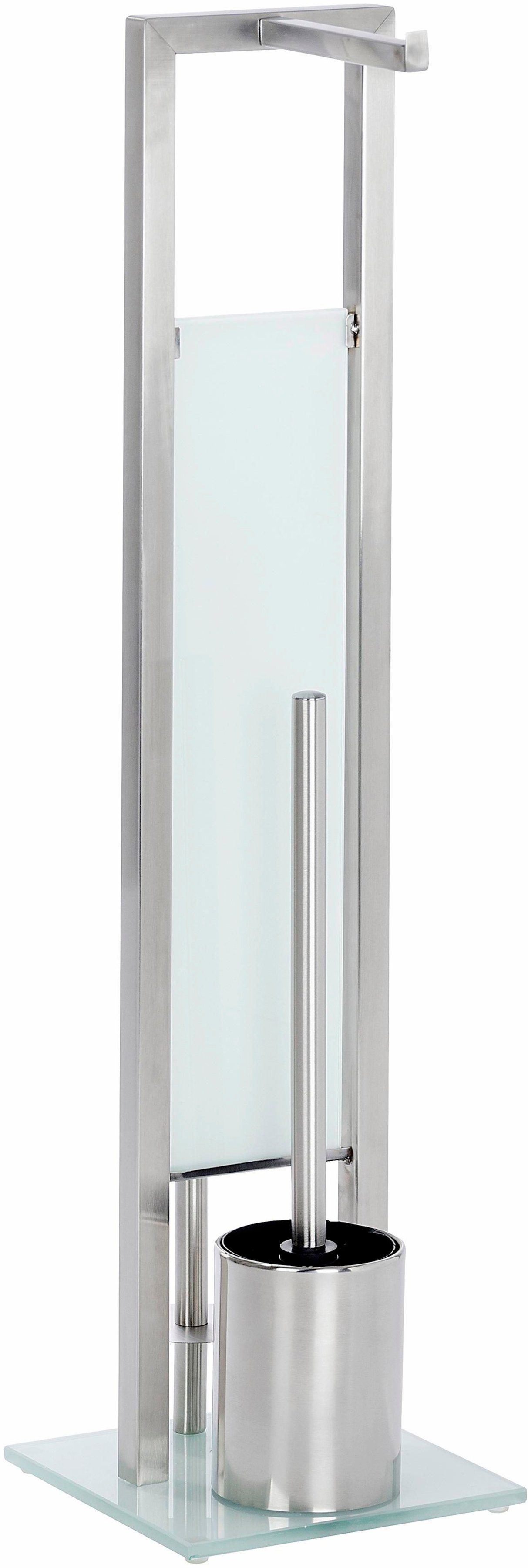 WENKO WC-Garnitur Rivalta, integrierter Toilettenpapierhalter und WC-Bürste günstig online kaufen