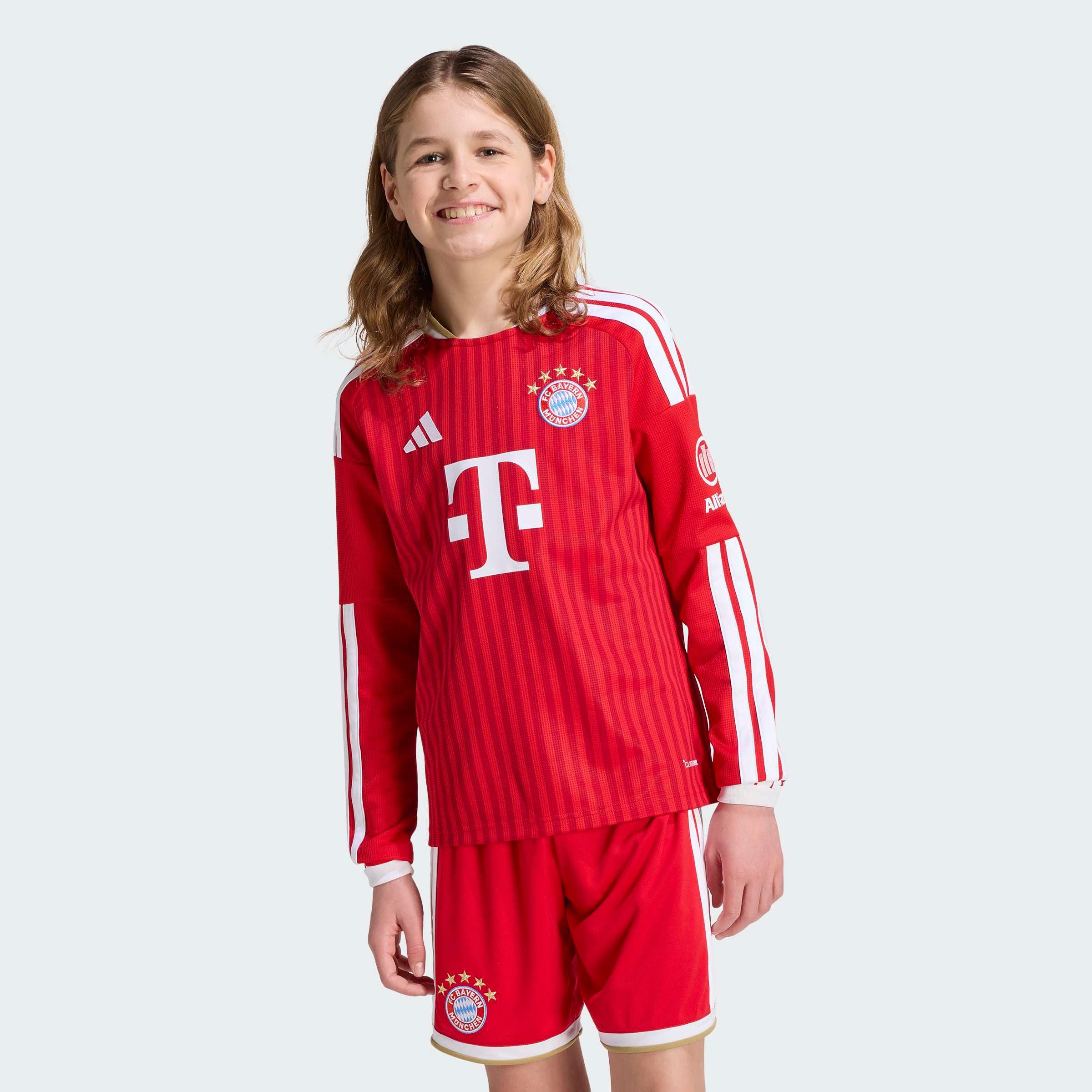 adidas Performance Fußballtrikot FCB H JSY YL für Kinder, mit Climacool® Technologie, mit Rundhalsausschnitt