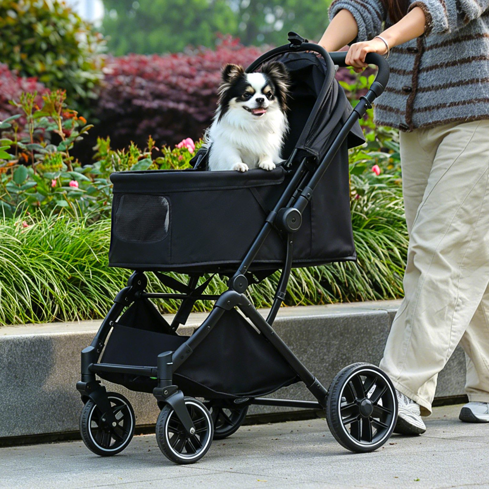 PAWZ Road Hundebuggy PAWZ Road Hundewagen, 30 kg, faltbar, All-Terrain-Räder – Bild 2 von 5