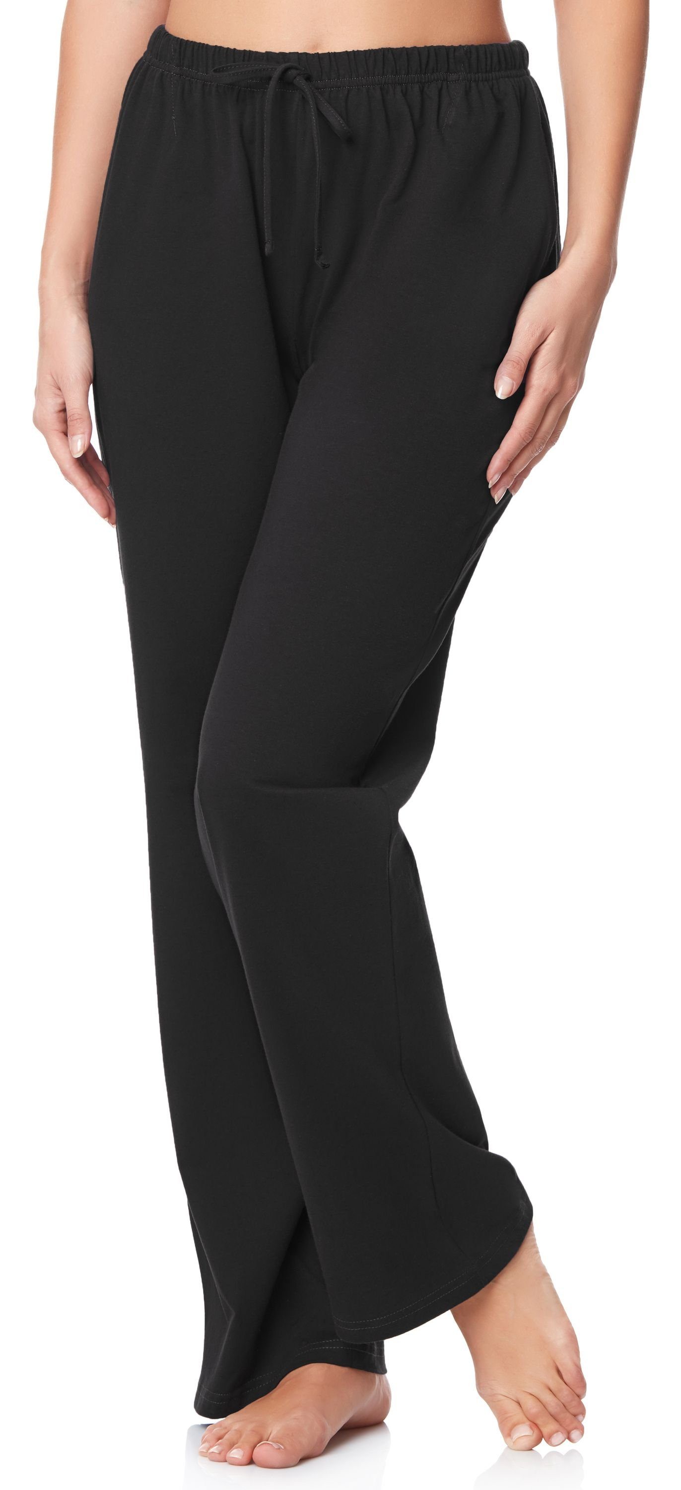 Merry Style Pyjamashorts Damen Schlafanzughose Lang MPP-001 aus Baumwolle (1-tlg)