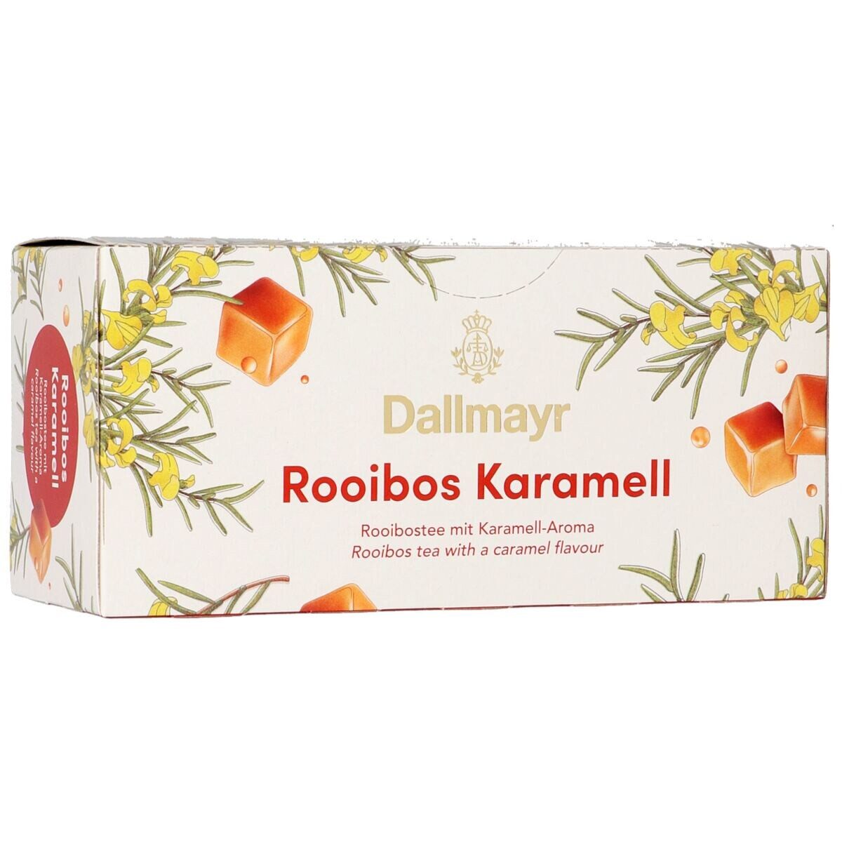 DALLMAYR Tee Rooibos Karamell, 25 Aufgussbeutel, Rooibuschtee