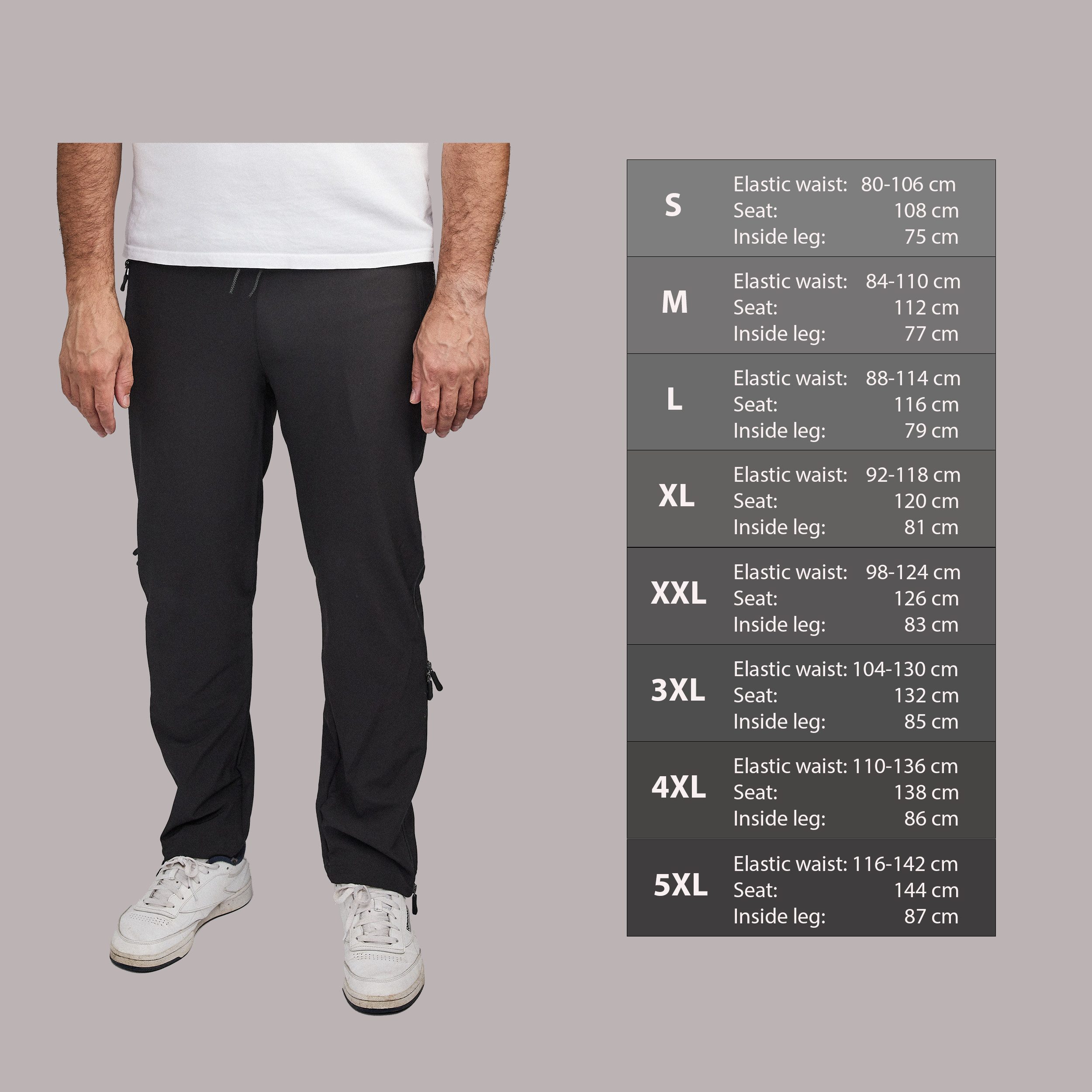 Funktionshose Premium Reha Hose für Damen und Herren I OP Hose I Physiotherapie