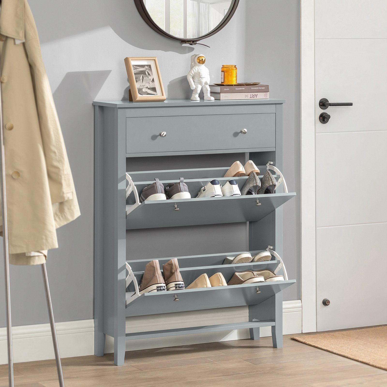 SoBuy Schuhschrank FSR89 mit 2 Klappen günstig online kaufen