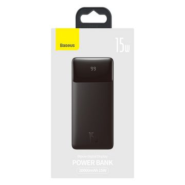 Baseus 20000mAh Power Bank USB C Ladegeräte 15W Powerbank, Zusatzakku Für iPhone Samsung für iPhone 14 13 12 X